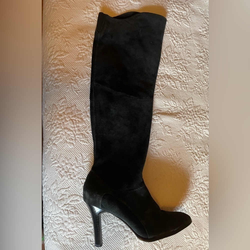 Moda Spana black suede boots